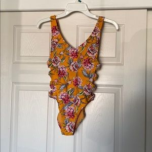 Floral Swimming One-Piece